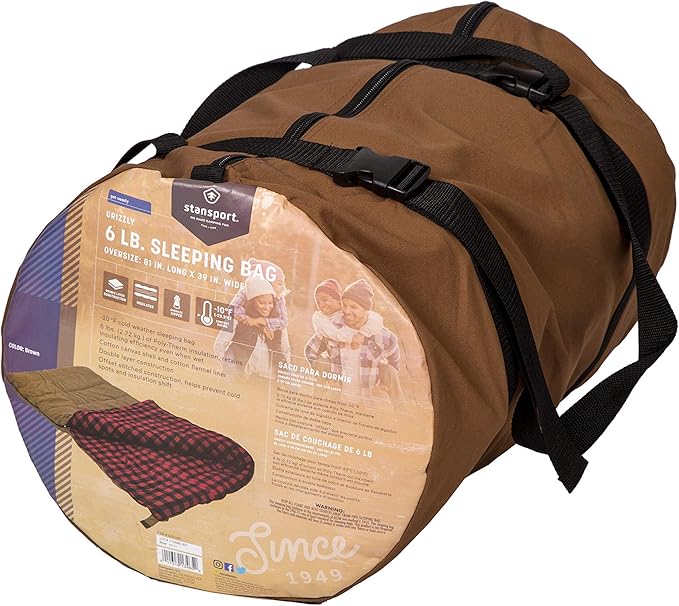 Stansport Cotton Canvas Camping Sleeping Bags