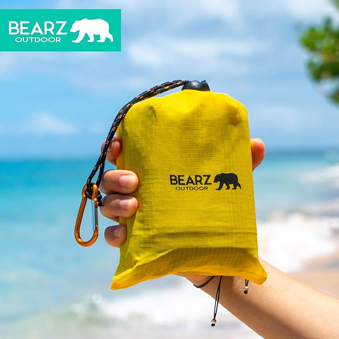 Pocket Blanket - Beach Blanket Waterproof Sandproof Picnic Blankets Waterproof Foldable Lightweight &amp Compact for Hiking Camping Travel Festival Accessories