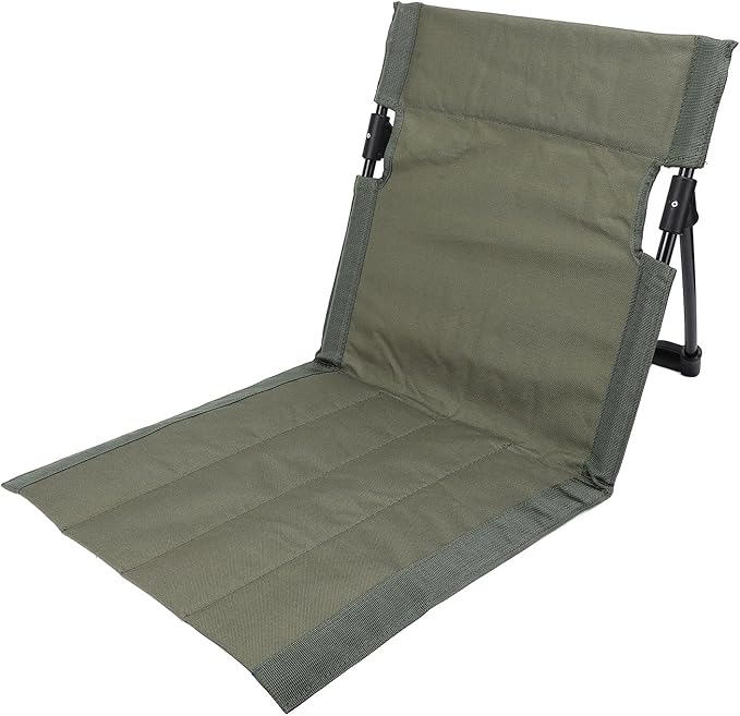 TOPINCN Camping Chair Portable Folding Recliner with Adjustable Backrest Lightweight Oxford Fabric for Outdoor Beach Camping Fishing (OD Green)