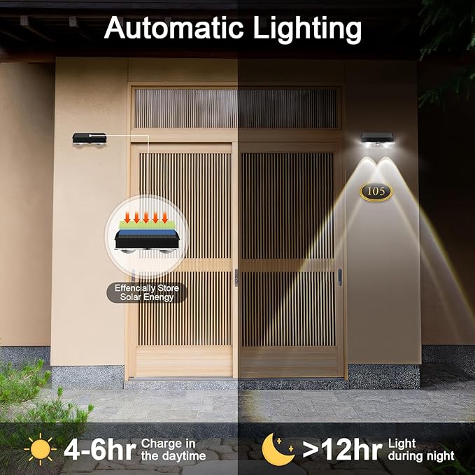 Solar Fence Lights Outdoor 12 Pack Warm White &amp Cool White &amp 6 Colored+RGB Color Changing High Brightness LED Spot Lens Deck Lights Dusk to Dawn for Backyard Railing Patio Wall IP65 Waterpr
