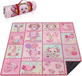 Extra Large Picnic Blankets Waterproof Foldable (80x 80) Axolotl Beach Blanket Waterproof Sandproof3-Layer Thicking Mat Outdoor Packable Camping Blanket