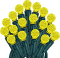 Novelty Lights 25FT 50 LED G12 Christmas String Lights Tree Lights Indoor Outdoor Commercial Grade LED Mini Light Set with 40000 Hours Rating Christmas Lights Christmas Tree Lights Yellow