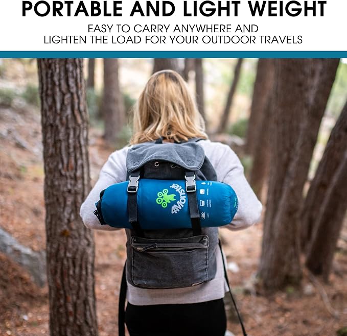 4Monster Down Camping Blanket - Outdoor Travel Quilt Puffy 650 Fill Packable LightweightWind &amp Waterproof | Ideal for Stadium BackpackingPicnics Beach and Hiking