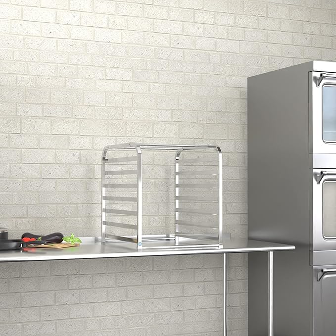 7 Pan End Load Countertop Bun/Sheet Pan Rack - Unassembled
