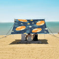 Rugby Pattern (41) Camping Sun Shelter Beach Tent Portable Beach Sun Shade Outdoor Canopy for Camping Trips Fishing Picnic