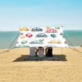 Cars Balloons Camping Sun Shelter Beach Tent Portable Beach Sun Shade Outdoor Canopy for Camping Trips Fishing Picnic