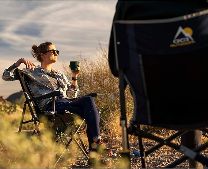 GCI Outdoor Eazy Chair Folding Camping Chair for Adults