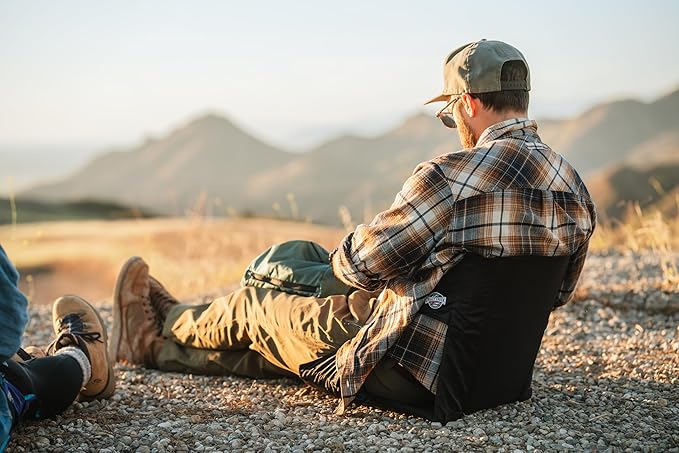 Crazy Creek Original Chair Perfect for Stadium Seats Camping Hiking &amp More Comfort on All Terrains Adjustable Straps Lightweight Design Water-Resistant Camo