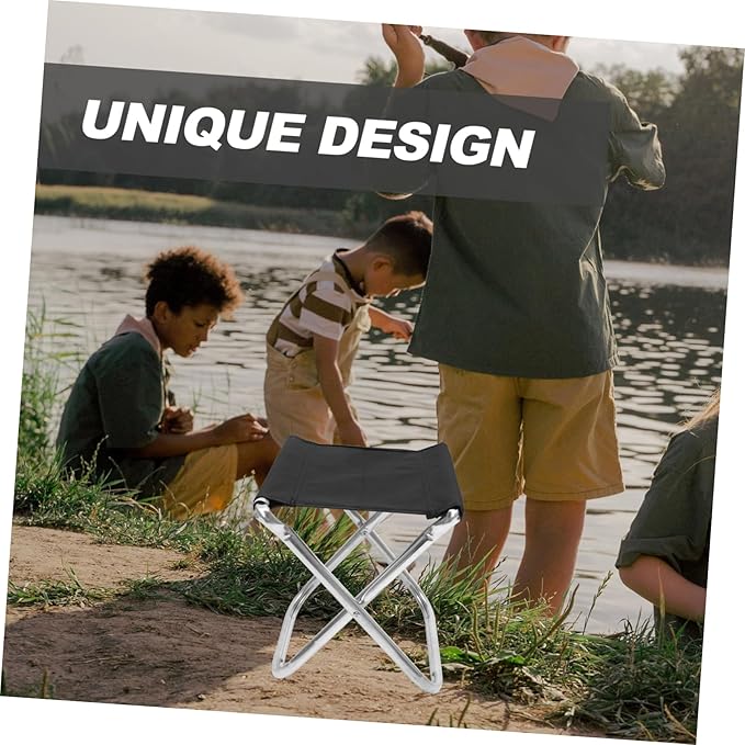 Happyyami Packable Camp Chair Quick Open Portable Aluminum Stool Carry Bag Outdoor Capacity