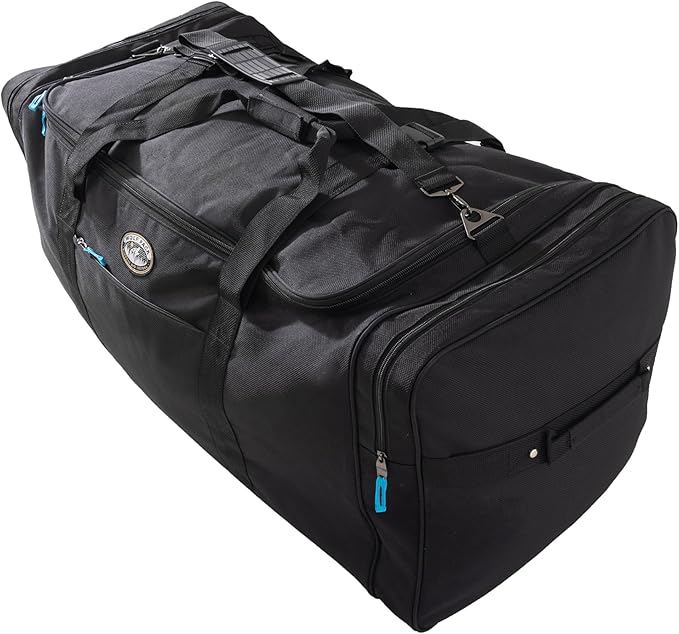 Gilbins Camp 1800 Denier Heavy Duty Soft Trunk With Shoulder Strap (Without Embroidery 34x18x20 13120 Cu. Inch.)