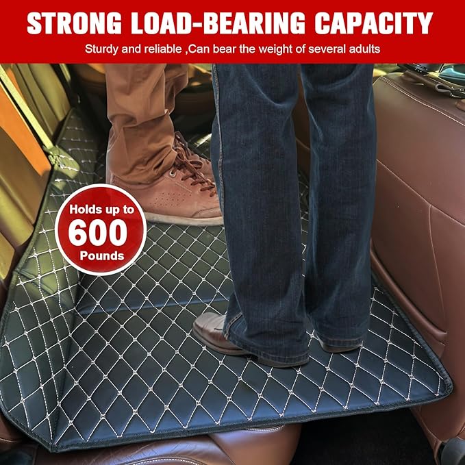 Non-Inflatable Car Mattress Foldable Car Back Seat Extender for Sleeping for Sedan/SUV Camping Essential