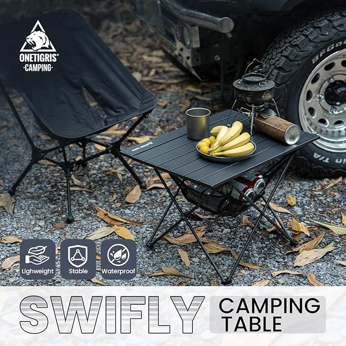 OneTigris TEGIMEN Hammock Hot Tent + OneTigris SWIFLY Camping Table