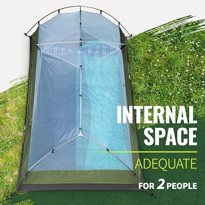 Forceatt Tent for 2 and 3 Person is Waterproof and Windproof Camping Tent for 3 to 4 SeasonsLightweight Aluminum Pole Backpacking Tent Can be Set Up QuicklyGreat for Hiking