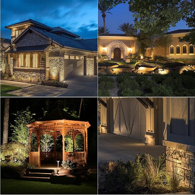 Malibu 18 Watt LED Low Voltage Landscape Floodlight with Optimal Range Wall Spotlights Waterproof Adjustable Light for Garden Path Lawn Patios Security Flood Light 8401-4675-01