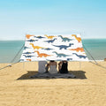 Dinosaurs Camping Sun Shelter Beach Tent Portable Beach Sun Shade Outdoor Canopy for Camping Trips Fishing Picnic