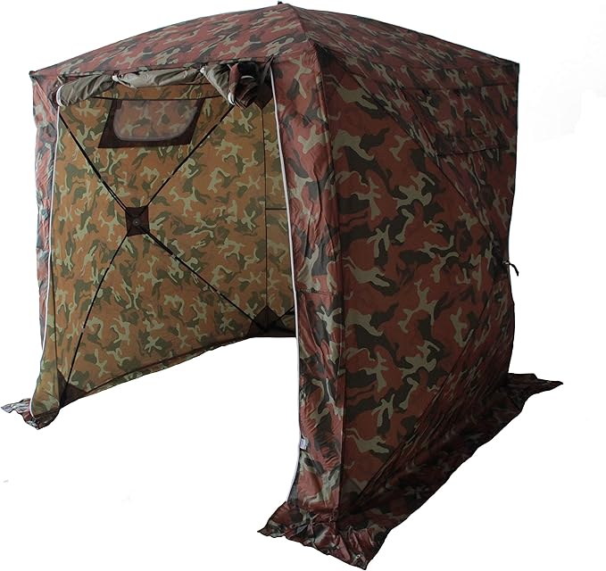Goutime Professional Work TentInstant Pop-Up Canopy Tent 2x2m Heavy-Duty Portable Shelter for Construction Site Outdoor Workshop Warehouse &amp CampingCamouflage
