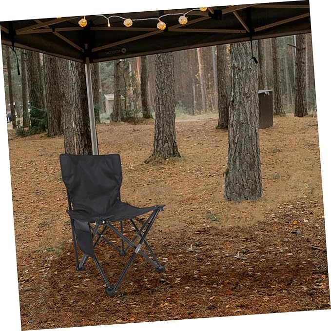 Folding Chair Lightweight Portable Fishing Camping Seat Ergonomic Design for Outdoor Use Convenient Storage Versatile for Beach Garden Activities Sturdy Construction