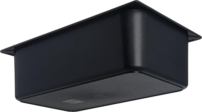 Carlisle FoodService Products CM110003 Coldmaster Plastic Standard Full-Size Food Pan 15 qt. Capacity 20.68 x 12.72 x 6.40 Black