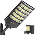 10000W Solar Street Lights Outdoor Super Bright Solar Lights Outdoor Waterproof with Motion Sensor IP66 Solar Flood Security Lights with Remote Control for Yard Driveway Parking LotStadium