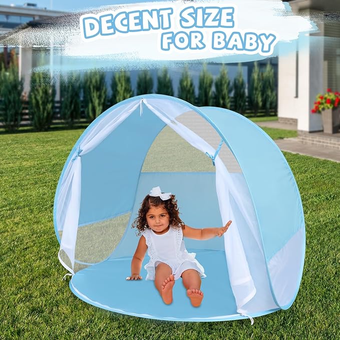 Action Air Portable Anti-UV Pop-Up Beach Tent- Ultimate Sun Shelter &amp Kids' Play Tent