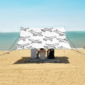 Airplane Camping Sun Shelter Beach Tent Portable Beach Sun Shade Outdoor Canopy for Camping Trips Fishing Picnic