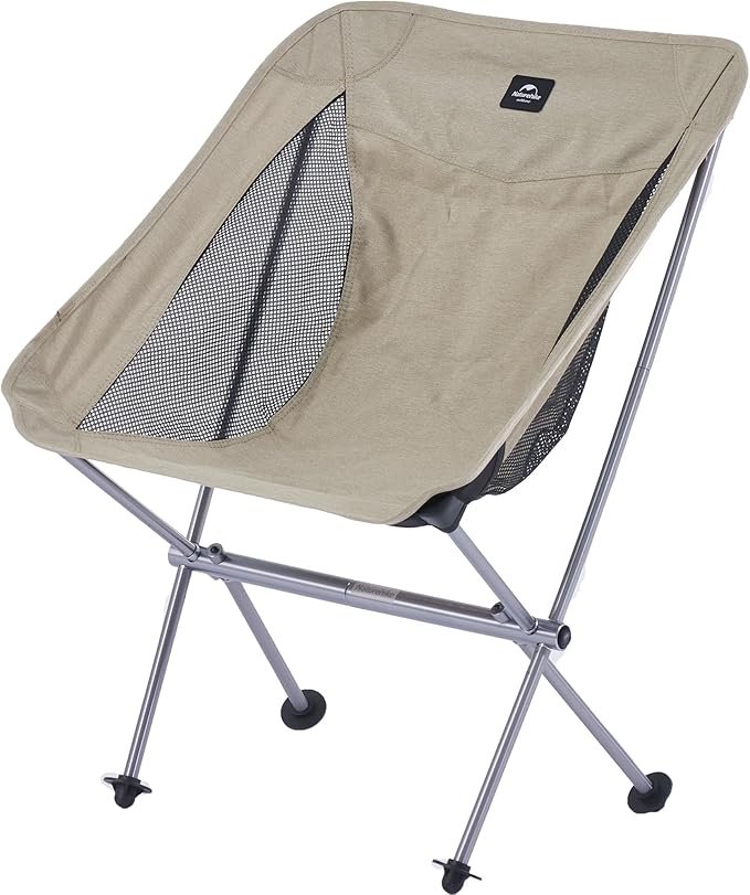 Naturehike YL05 Camping Chair Ultralight Portable Camp Chair with Storage Bag Compact Folding Beach Chair for Backpacking Hiking Fishing Picnic