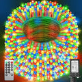 Multicolor Christmas Lights 552FT 1400LED Extra Long Outdoor String Lights Waterproof Timer &amp Memory 8 Modes Dimmable Plug in Fairy for Outside Tree Wedding Patry