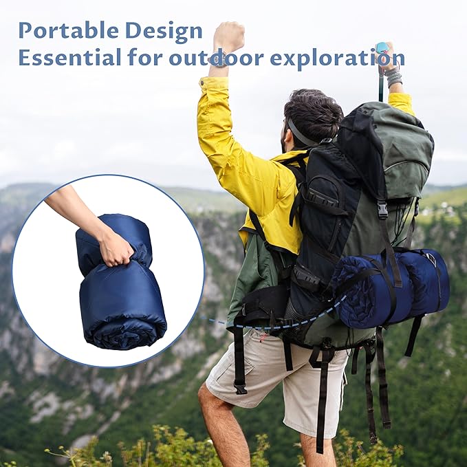 Tirrinia Waterproof Outdoor Blanket with Sherpa Lining Windproof Triple Layers Warm Comfy Foldable for Camping Stadium Beach Picnic Grass Concerts Car Dog 51''X 59'' &amp 59''X 80''