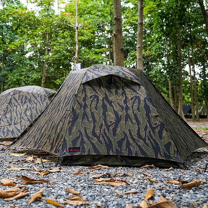 Camping Tent CAMO Backpacking Tent Scout Portable Ultralight 3 Season Tent Waterproof for 2 Person Hiking Mountaineering Trekking