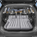 Inflatable SUV Air Mattress: Double-Sided Flocking Car Mattresses for Back SUV Travel Camping Sleeping Bed with Air Pump 2 Pillows