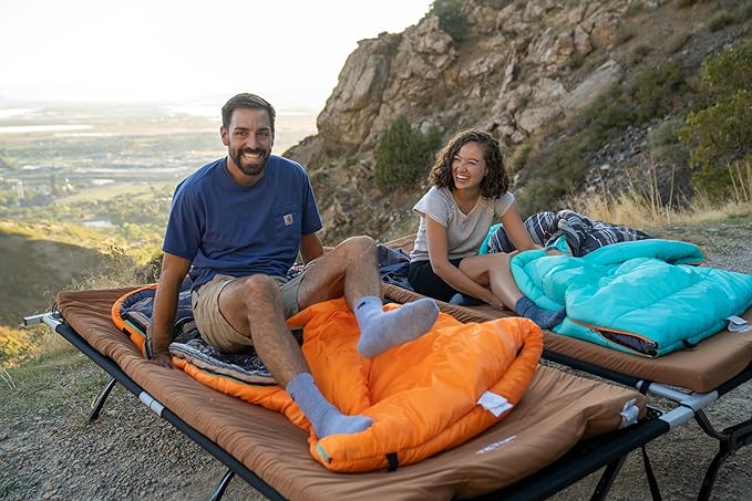 Teton Celsius Regular 25F 20F 0F Degree Sleeping Bags All Weather Bag for Adults and Kids Camping Made Easy and Warm Travel Sack Included