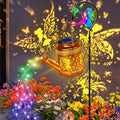 Solar Watering Can Lights Fairy Hanging Lanterns Outdoor Gardening Gifts for Mom Women Grandma Birthday Waterproof Solar Lights Garden Decor for Outside Yard Art Patio Porch Lawn Backyard 1 Pack