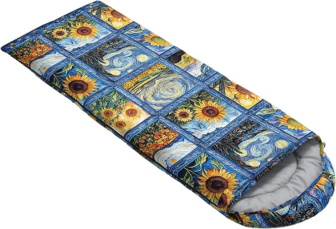 QOOMO Camping Sleeping Bags3 Season Warm &amp Cool WeatherLightweightWaterproof Sleeping Bags for Adults &amp KidsTravelingand OutdoorsCamping Gear Equipment