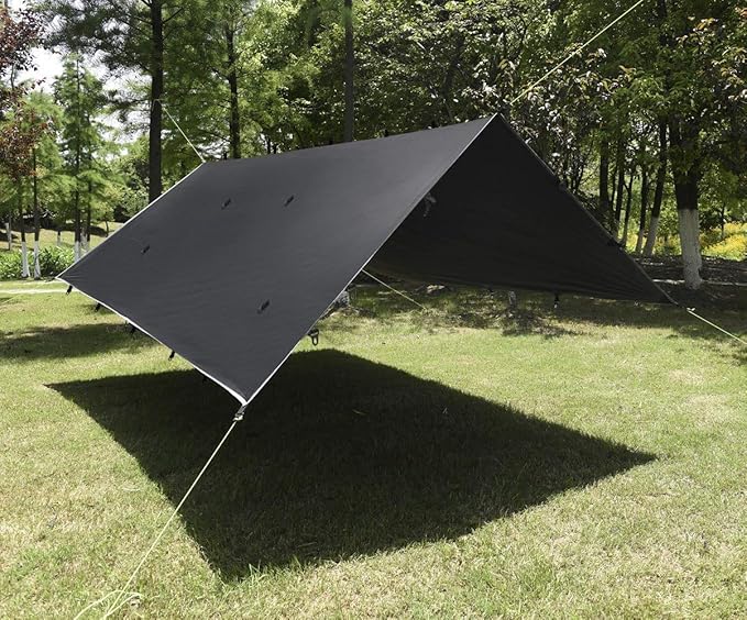 Gold Armour Rainfly Tarp Hammock Premium 20ft x 14.3ft Rain Fly Cover Waterproof Ultralight Camping Shelter Canopy