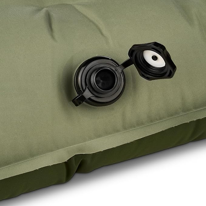 Kelty Kush Queen Air Bed W/Battery-Powered Pump PVC-Free Queen Air Mattress Comfy and Plush 6-inch Pad Carry Bag Included - Indoor/Outdoor Camping Air Bed