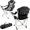 Picnic TIME NCAA Arkansas Razorbacks Reclining Camp Chair - Beach Chair for Adults - Sports Chair with Carry Bag