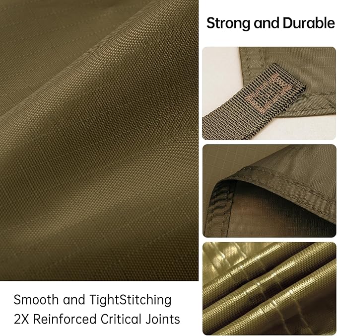 Free Soldier Waterproof Portable Tarp Multifunctional Outdoor Camping Traveling Awning Backpacking Tarp shelter Rain Tarp