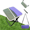 Portable Stool with Shoulder Strap-Pocket Chair for MountaineeringPicnicHiking and FishingHandbag Style Bi-Color Foldable Stool