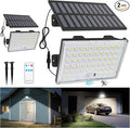 LumiZen Solar Lights Outdoor with Motion Sensor 3 Modes Split Flood Lights Waterproof Dusk to Dawn Solar Powered Security Spot Lights for Garden Barn Porch2 Pack