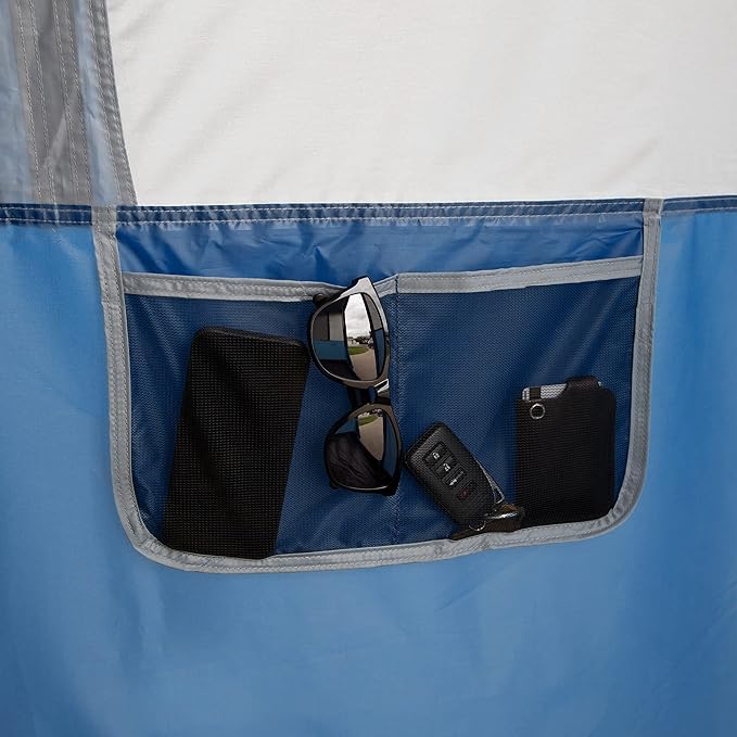 E-Z UP Camping Cube Sport Converts 10' Angled Leg Canopy into Camping Tent