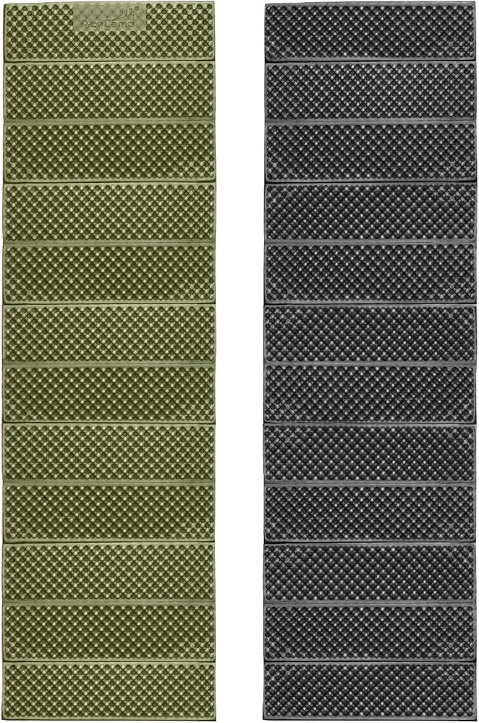 AceCamp Portable Foam Sleeping Pad Full Length Accordion Sleeping Mat for Camping &amp Hiking Lightweight Soft &amp Compact Cushion for Sleeping Bag Comfort Tent Rocky Terrain