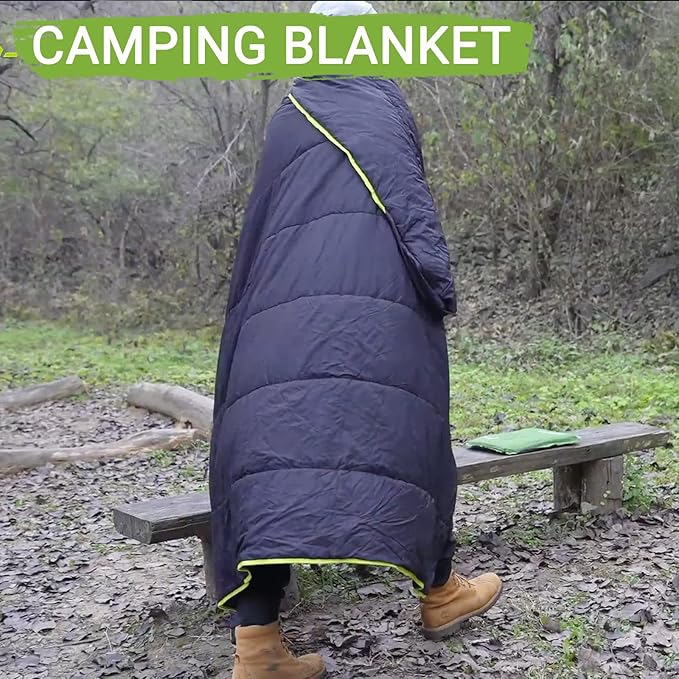 ATEPA Duck Down Sleeping Bag/Blanket for Backpacking Ultralight Lightweight Rectangular Warm Weather Summer Compact Waterproof Portable Sleeping Bag for Adult Youth Hiking
