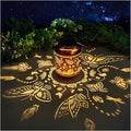 Butterfly Solar Lanterns Outdoor Waterproof Hanging Solar Lights Butterfly Gifts for Women Men Metal Decorative LED Butterflies Lanterns for Yard Patio Lawn Tabletop Landscape Pathway Garden Decor