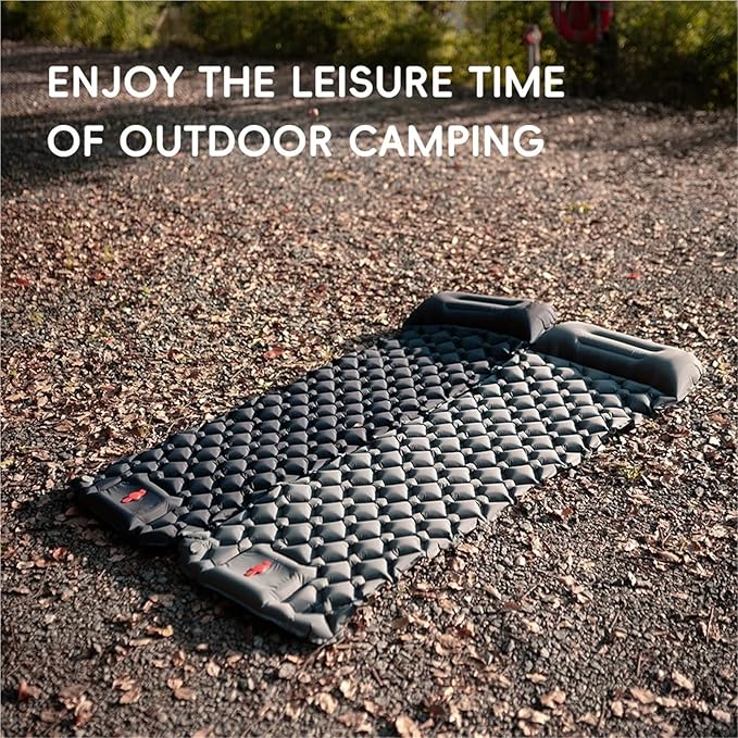 Self-Inflating Camping Air Mattress – with Pillow Outdoor Sleeping Pad for Hiking &amp Climbing(Camouflage)