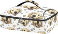 Casserole Carrier Pattern Lovely DogsInsulated Casserole Carrier for Hot or Cold Food Thermal Lunch Tote for Potluck Parties Picnic Beach Fits 9 x 13 Inches Baking Dish