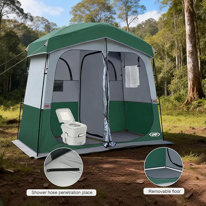 Shower Tent Outdoor Camping Privacy Shelter-Dressing Changing Room-Portable Toilet Tent for Hiking Sun Shelter Picnic Fishing