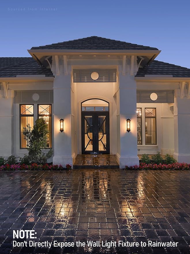 LEONLITE Large 23 Inch Outdoor Wall Lights Classical Style Wall Lantern Max 60W E26 Base Industrial Exterior Light Fixtures Wall Mount Porch Light Wall Sconce for Garage Oil Rubbed Bronze