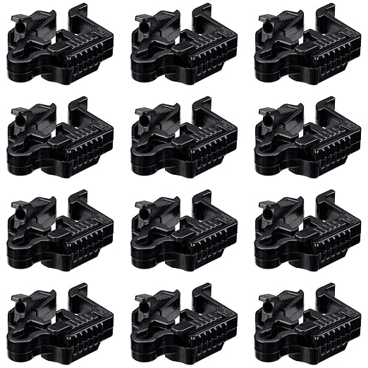 LEONLITE 12-Pack Low Voltage Landscape Wire Connector Outdoor Light Cable Connectors for Pathway Lights/In-ground Lighting/Spotlight UL Listed 12-18 Gauge