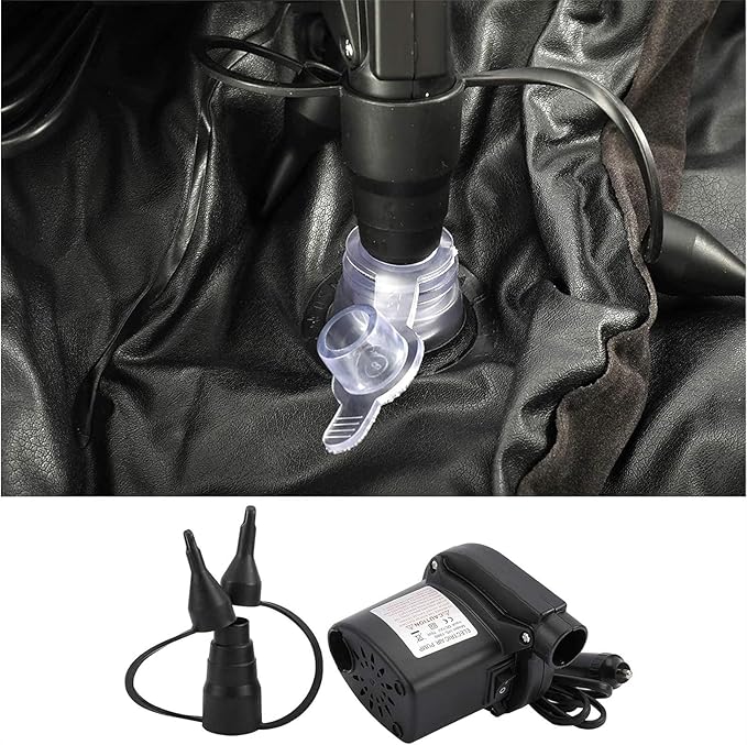 Inflatable Car Mattress Camping Mattress with Automatic Air Pump Portable Inflatable Sleeping Pad Rear Seat Inflatable Bed 72 Hours Leak Test