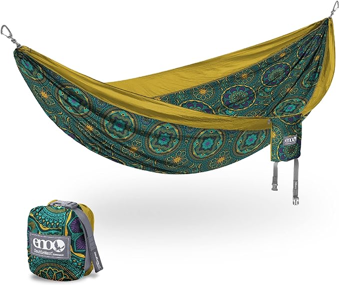 ENO Eagles Nest Outfitters DoubleNest Lightweight Camping Hammock 1 to 2 Person Special Edition Colors ATC